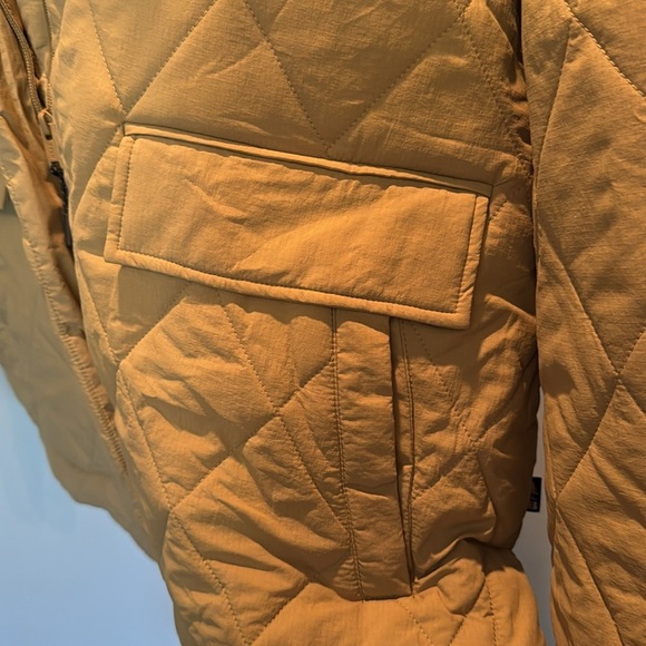 Bass Outdoor Tan Kelp Quilted Hooded Jacket NWT XL - Picture 6 of 14